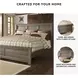 Juararo Dark Brown California King Panel Bed