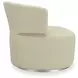 Olympia Oatmeal Performance Fabric Upholstered Swivel Accent Chair