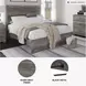 Ralinksi Gray Queen Panel Bed