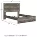 Ralinksi Gray Queen Panel Bed