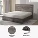Ralinksi Gray King Panel Bed