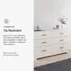 Stelsie White Dresser