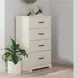Stelsie White 4 Drawer Chest