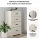 Stelsie White 4 Drawer Chest