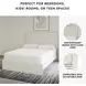 Stelsie White Queen Panel Bed