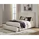 Shoralli Beige King Upholstered Storage Panel Bed