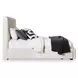Shoralli Beige Queen Upholstered Storage Panel Bed