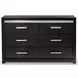 Shoralli Black Panel Bedroom Set with LED