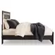 Shoralli Black Panel Bedroom Set with LED