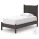 Cadmori Brown Twin Panel Platform Bed