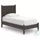 Cadmori Brown Twin Panel Platform Bed