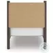 Cadmori Brown Twin Panel Platform Bed