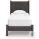 Cadmori Brown Twin Panel Platform Bed