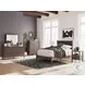 Cadmori Brown Full Upholstered Panel Bed