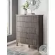 Cadmori Brown Wide 5 Drawer Chest