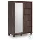 Cadmori Brown Upholstered Panel Platform Bedroom Set