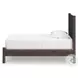 Cadmori Brown Twin Upholstered Panel Platform Bed