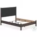 Cadmori Brown Queen Upholstered Panel Bed
