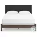 Cadmori Brown King Upholstered Panel Bed