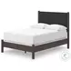 Cadmori Brown Full Upholstered Panel Bed