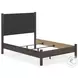 Cadmori Brown Full Upholstered Panel Bed