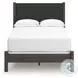 Cadmori Brown Full Upholstered Panel Bed