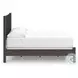 Cadmori Brown Full Upholstered Panel Bed
