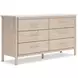 Cadmori Tan And White Youth Panel Upholstered Bedroom Set