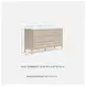 Cadmori Tan And White 6 Drawer Dresser