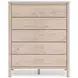 Cadmori Tan And White Youth Panel Upholstered Bedroom Set