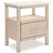 Cadmori Tan And White Youth Panel Upholstered Bedroom Set