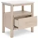 Cadmori Tan And White Youth Panel Upholstered Bedroom Set