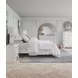 Altyra White 6 Drawer Dresser and Rectangular Mirror