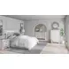 Altyra White 6 Drawer Dresser and Rectangular Mirror