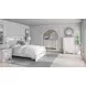 Altyra White Queen Bookcase Storage Bed