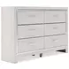 Altyra White Platform Storage Bedroom Set