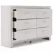 Altyra White Platform Storage Bedroom Set