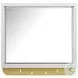 Altyra White and Gray Upholstered Storage Panel Bedroom Set with LED