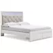 Altyra White Platform Storage Bedroom Set