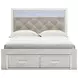 Altyra White Platform Storage Bedroom Set