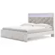 Altyra White King Platform Storage Bed