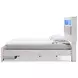 Altyra White King Bookcase Storage Bed