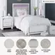 Altyra White Twin Upholstered Panel Bed