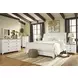 Willowton Whitewash 6 Drawer Dresser and Rectangular Mirror