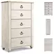 Willowton Two Tone 5 Drawer Chest