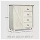Willowton Whitewash Dressing Chest