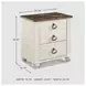 Willowton Two Tone 2 Drawer Nightstand