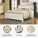 Willowton Whitewash King Panel Bed