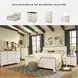 Willowton Whitewash King Panel Bed