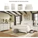 Willowton Whitewash King Sleigh Bed With Horizontal Planks
